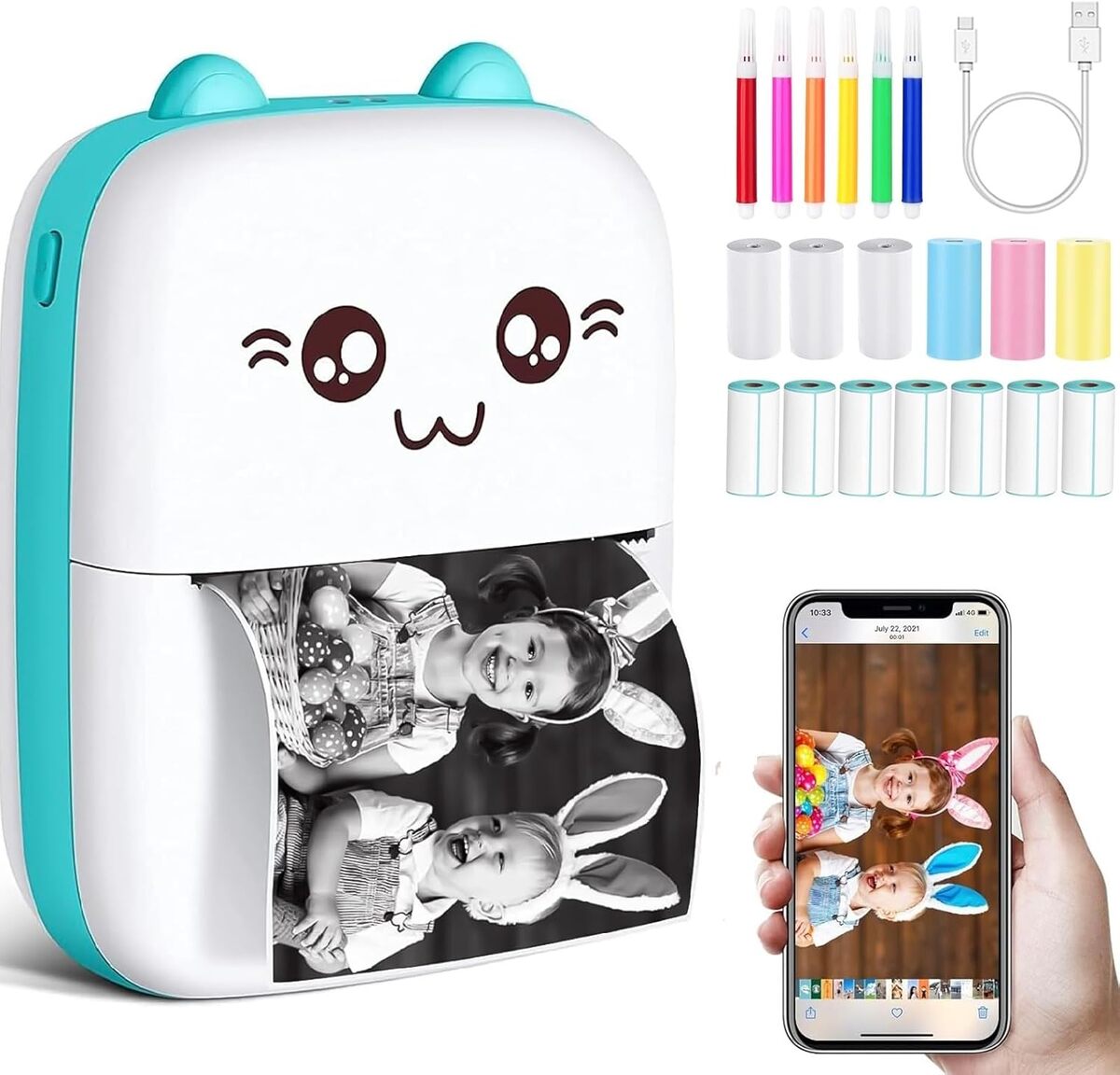 Mini Imprimante Portable BT : test Complet et Accessoires