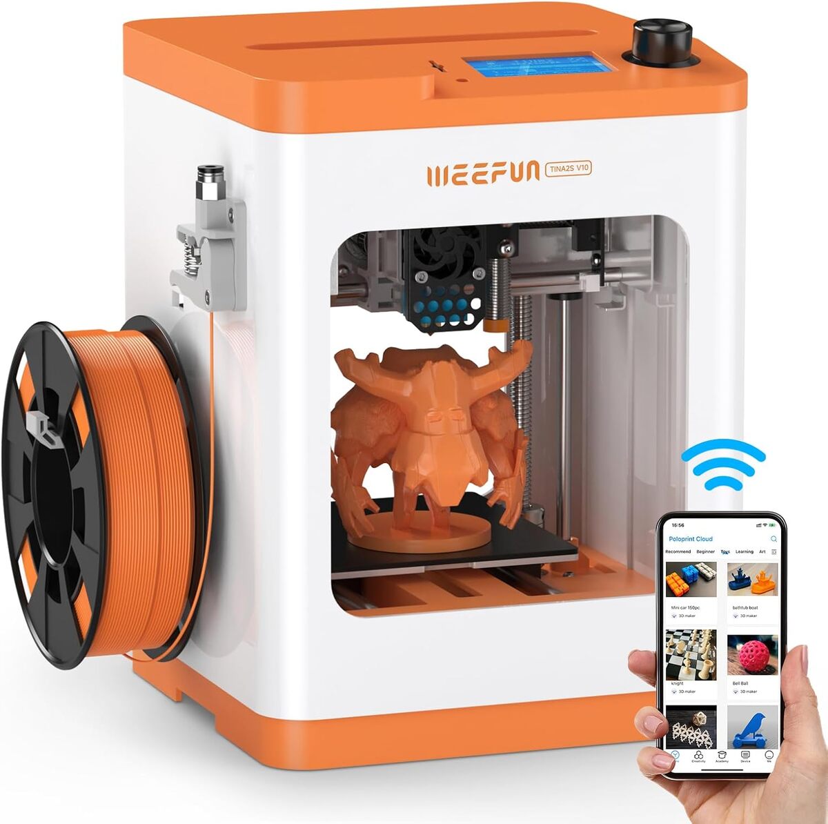 Test WEEFUN Tina2S : l'imprimante 3D silencieuse et connectée pour débutants