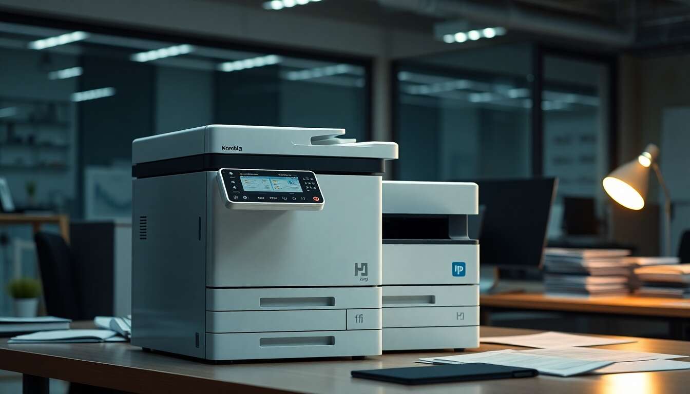 Caractéristiques des imprimantes konica minolta
