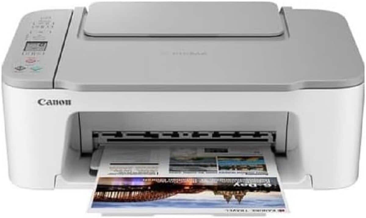 Test : imprimante Canon PIXMA TS3551i 3-en-1 blanc