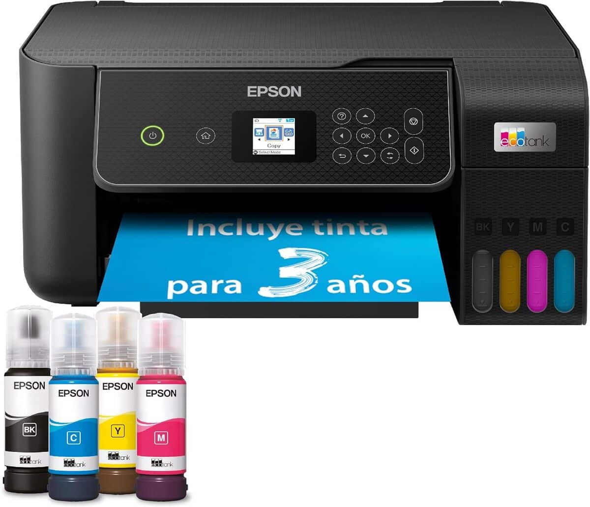 Test : imprimante Epson EcoTank ET-2870, 3 ans d'encre inclus