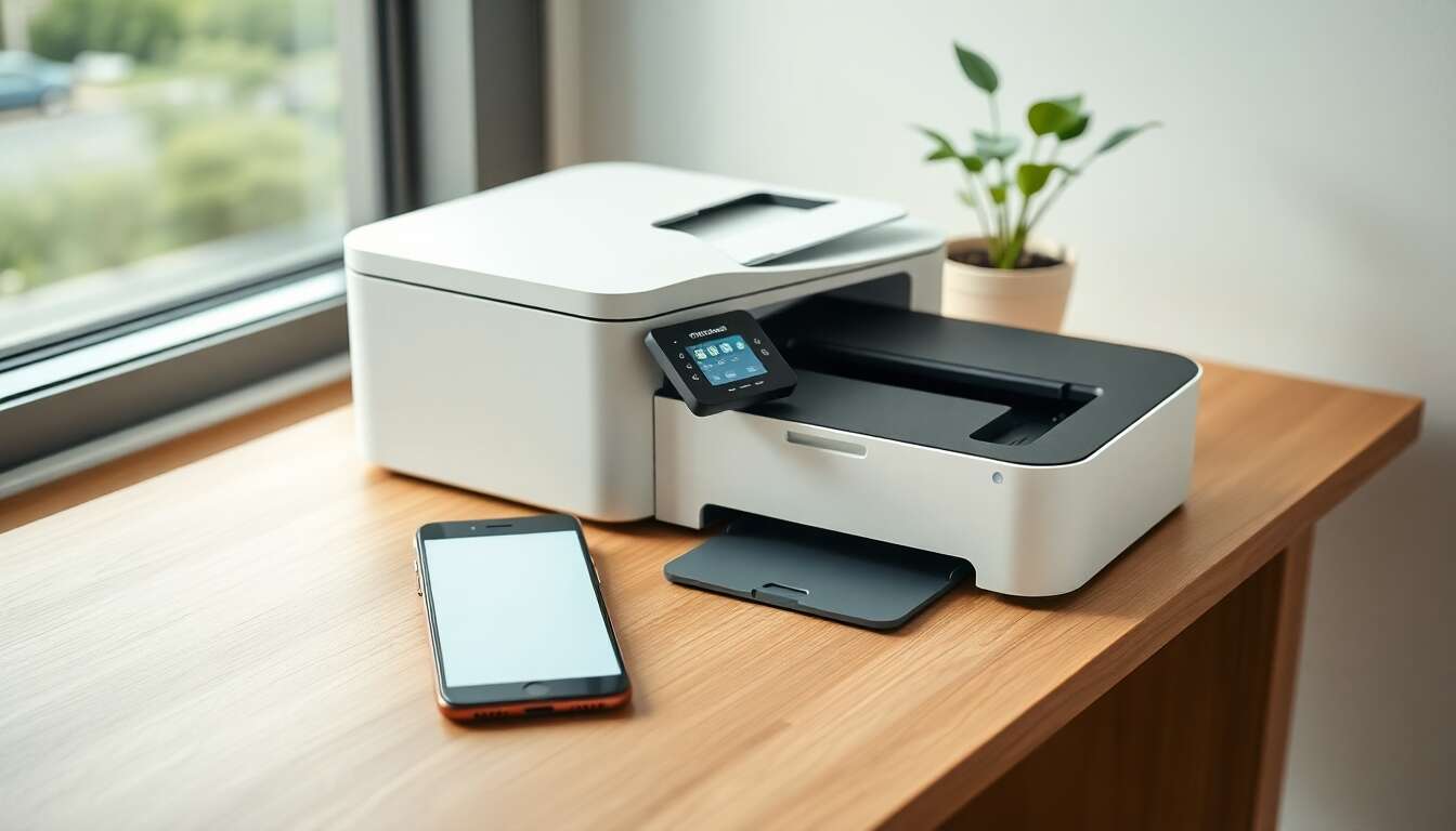 étapes pour connecter l'imprimante au wi-fi