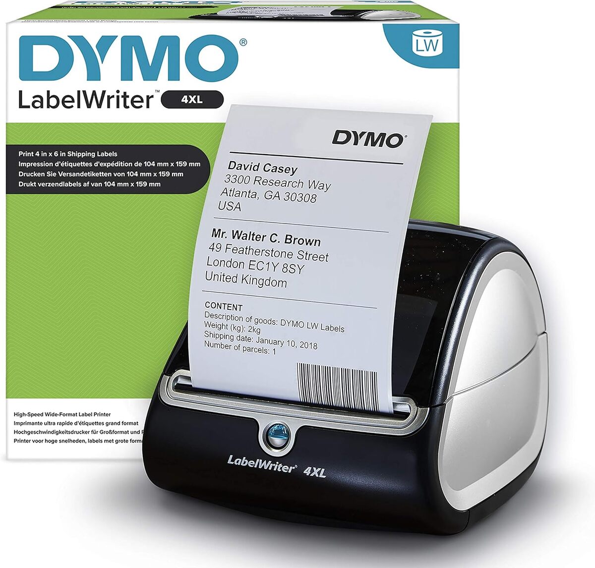 Test de l'imprimante d'étiquettes DYMO LabelWriter 4XL : efficacité et rapidité