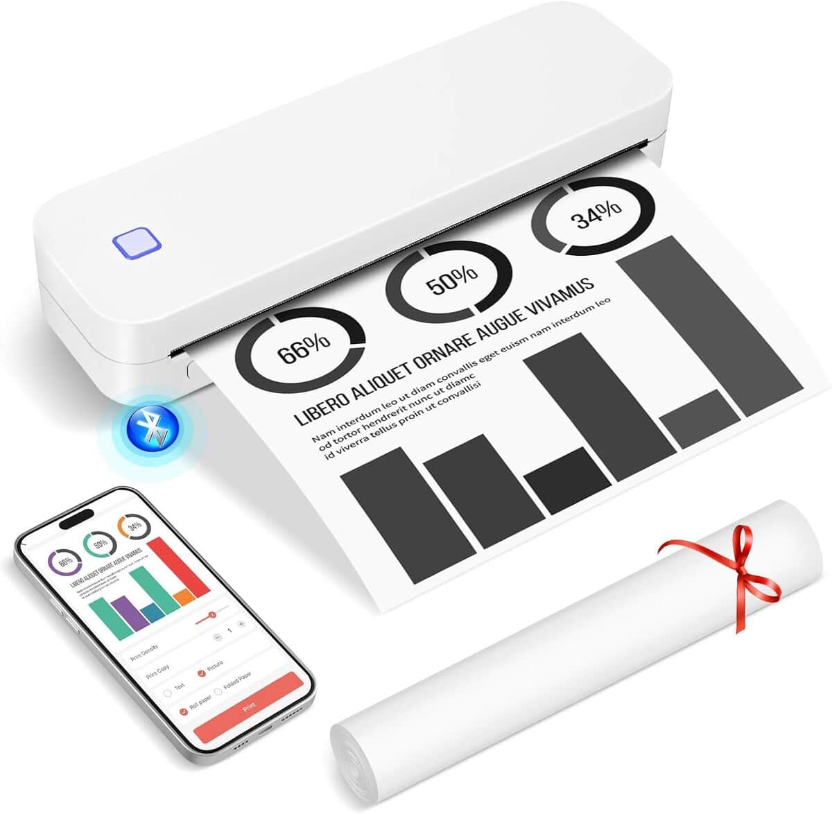 Test de l'imprimante portable GuKKK A4 : efficacité et mobilité