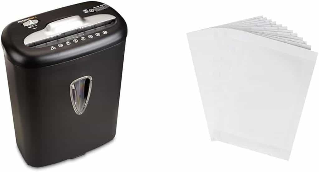 Test : destructeur de documents Amazon Basics et feuilles d’affûtage