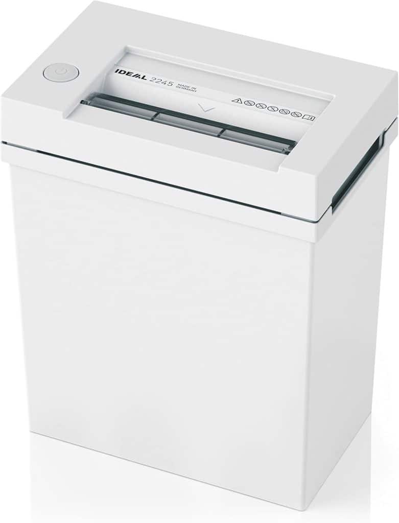 Test destructeur de documents IDEAL 2245 : sécurité et efficacité