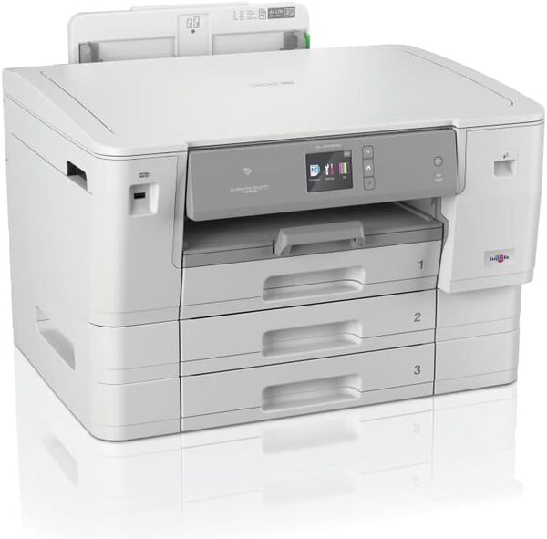 Brother HL-J6010DW | Imprimante Jet d'encre Couleur | Format A3 |Wi-FI | NFC | Jusqu'à 30 Pages par Minute | Recto-Verso | Inclus Cartouches de Démarrage Haute Capacité