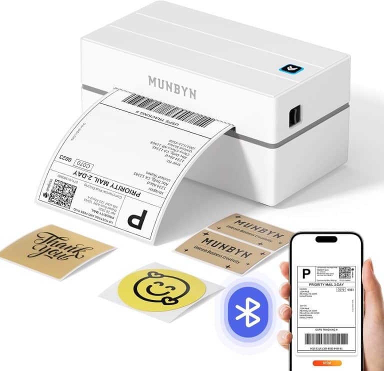 Imprimante D'étiquettes Bluetooth, Imprimante D'étiquettes D'expédition