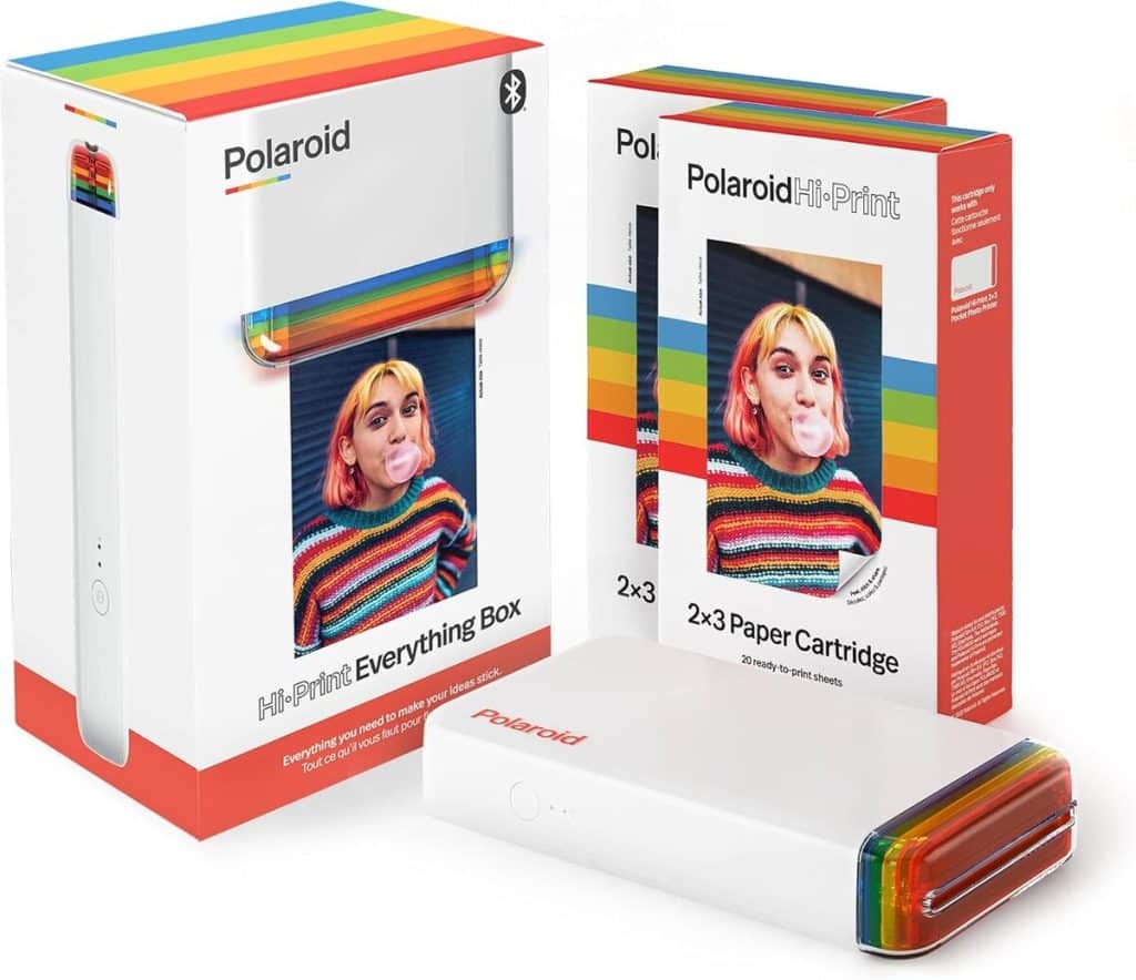 Test : imprimante portable Polaroid Hi-Print blanc 40 feuilles