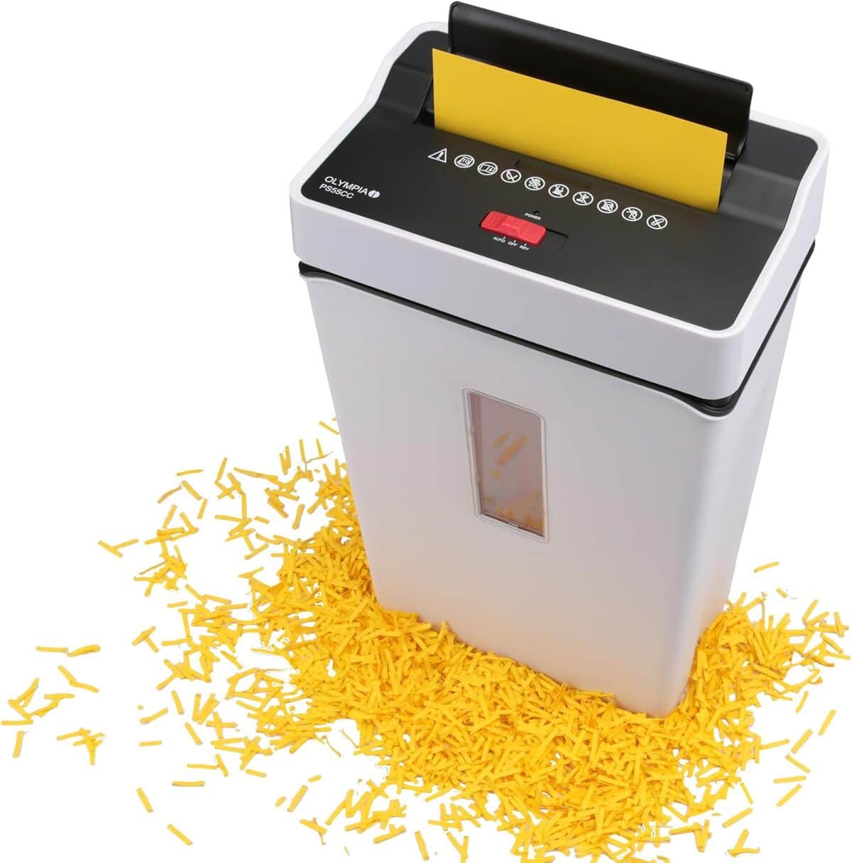 Test : olympia PS 55 CC destructeur de documents blanc