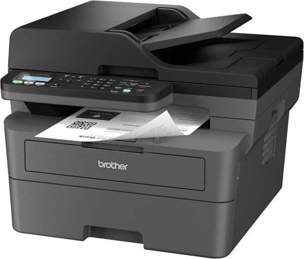 Brother MFC-L2800DW | Imprimante Multifonction 4 en 1 (Impression/Scan/Copie/Fax) Laser Monochrome | WiFi/Ethernet | Recto-Verso | Profitez de 2 Mois OFFERTS à l'abonnement EcoPro