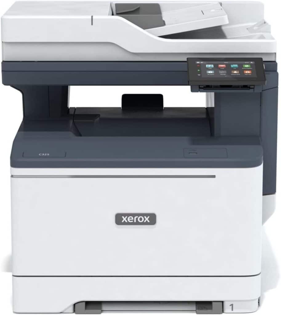 Test de l'imprimante multifonction couleur Xerox C325dni 33ppm