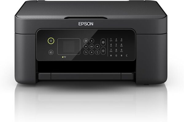 Epson Imprimante WorkForce WF-2810, Multifonction 4-en-1 professionnel : Imprimante recto verso / Scanner / Copieur / Fax, A4, Jet d'encre couleur, Connexion Wifi Direct, Cartouches séparées, NOIR