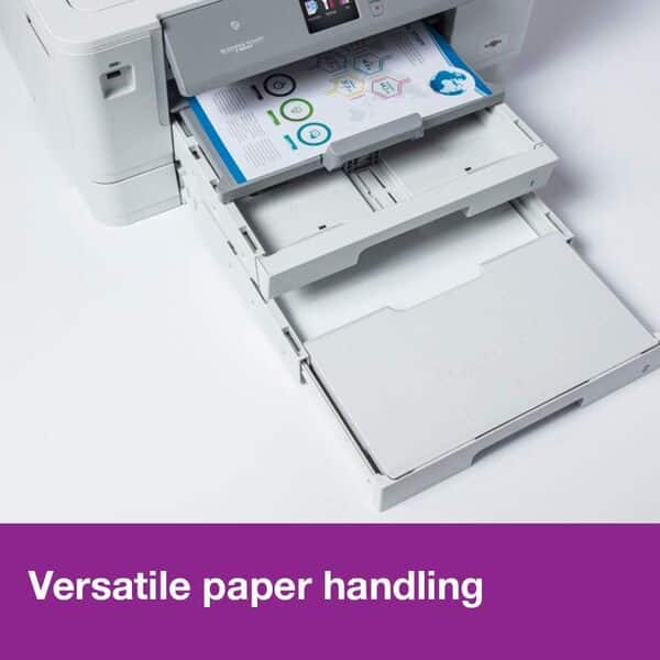 Lexmark Brother HL-J6000DW A3 Couleur Imprimante Jet d'encre, X-Series, sans Fil, PC connecté, Réseau et NFC, Imprimer et 2 Impression Recto-Verso, Comprend 2 bacs à Papier