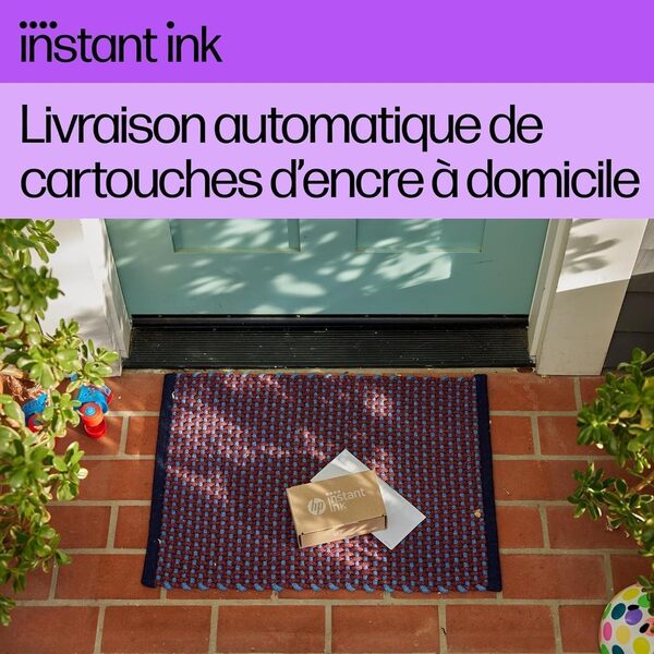 HP OfficeJet Pro 8132e, Imprimante Multifonction à Jet d'Encre A4 Couleur, Recto Verso Automatique, 20 ppm, Wi-Fi, 6 mois de forfait Instant Ink gratuit, Grise