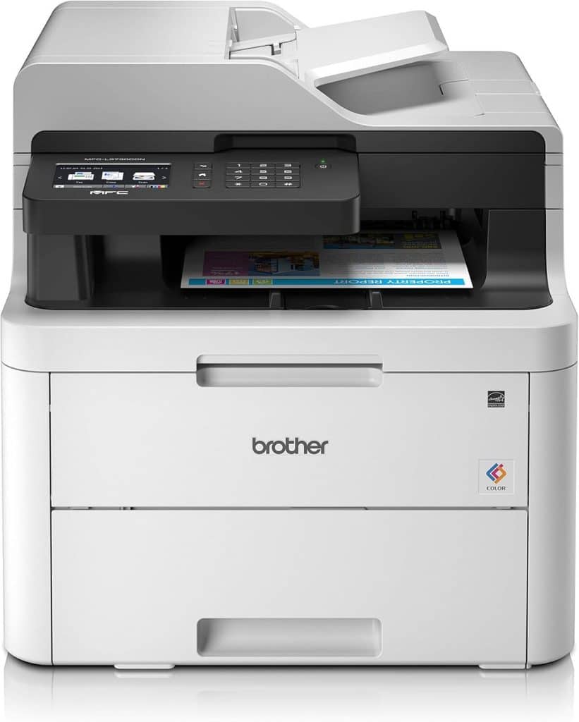 Test de l'imprimante Brother MFCL3730CDNRF1 : performance couleur 18 ppm