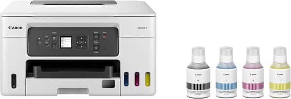 Canon MAXIFY GX3050 imprimante 3-en-1 bureautique - Jet d'encre à réservoir Rechargeable, Blanc