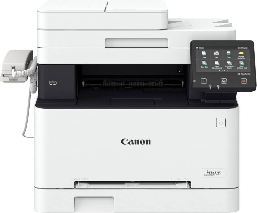 Test : canon i-SENSYS MF657CDW, imprimante laser couleur efficace