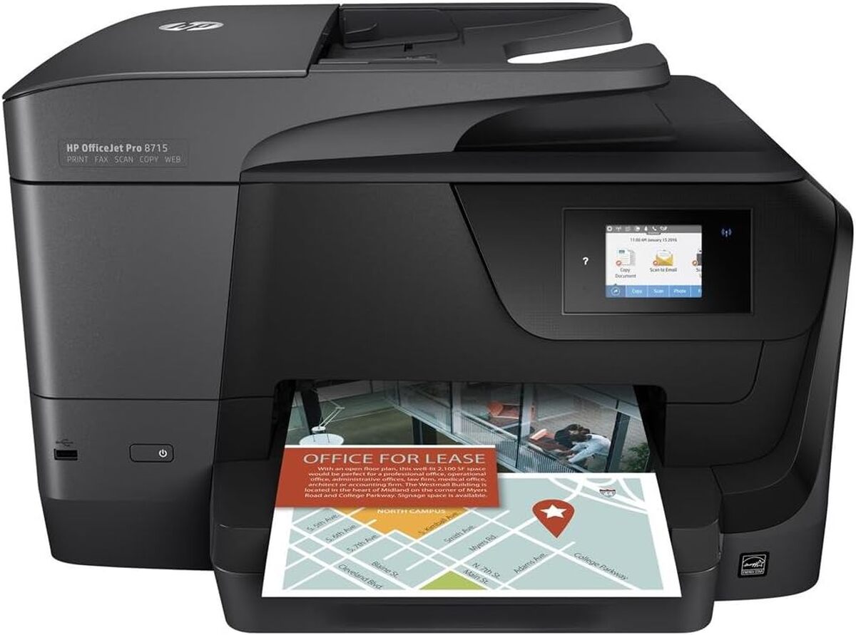 Test de l'imprimante multifonction HP OfficeJet Pro 8715 : performance couleur et connectivité