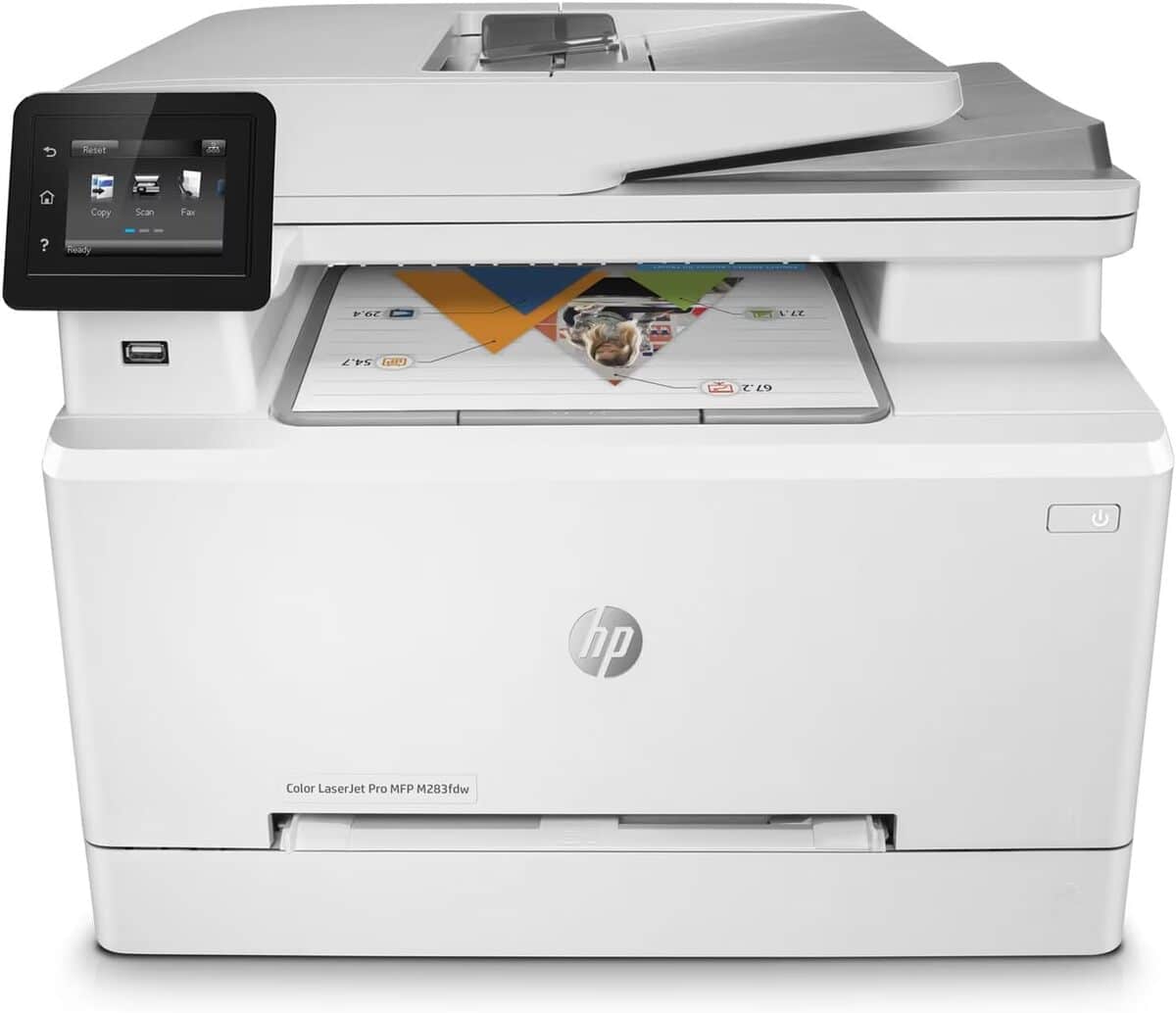 Test HP Color Laserjet Pro M283fdw : performance et connectivité sans fil