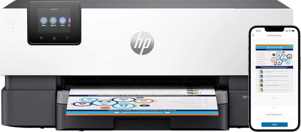 Test de l'imprimante HP OfficeJet Pro 9110b moderne et performante
