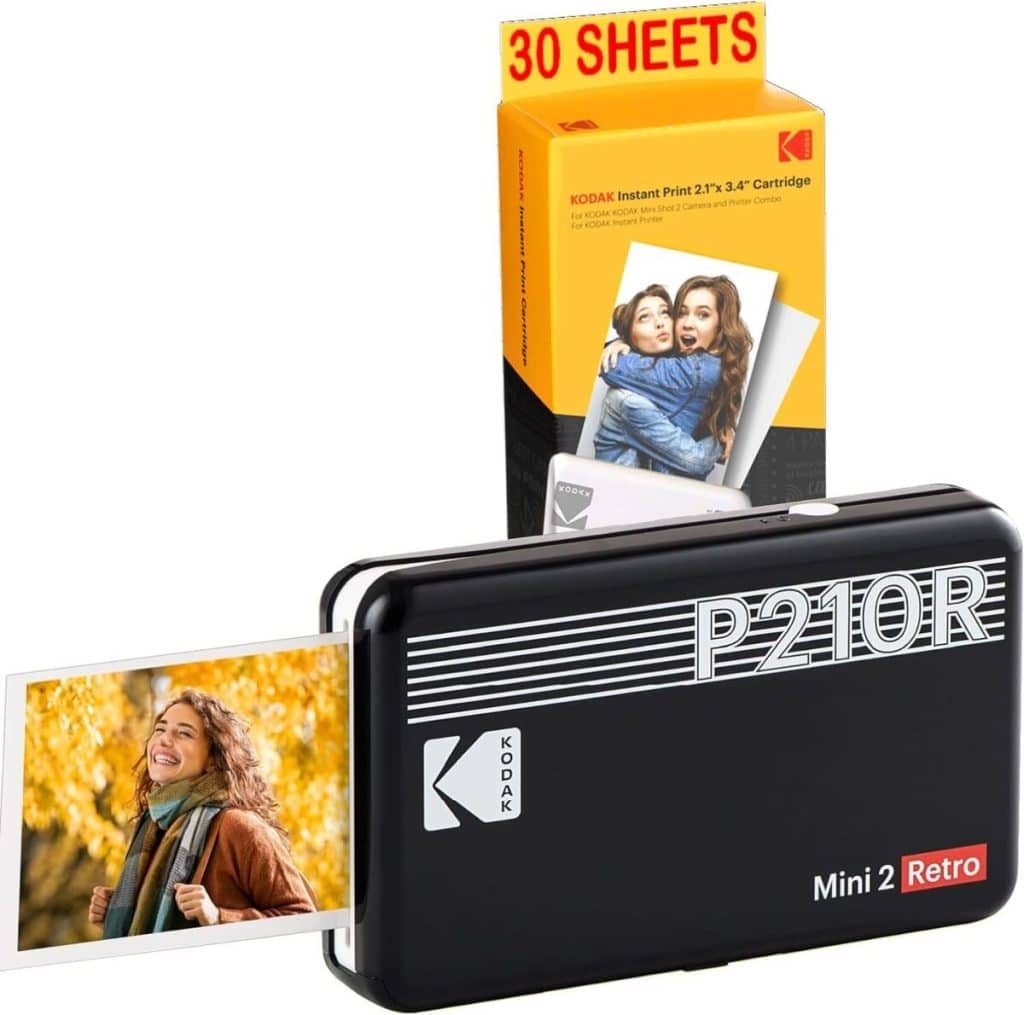 Test : imprimante Kodak P210 Retro 2 - pratique et performante