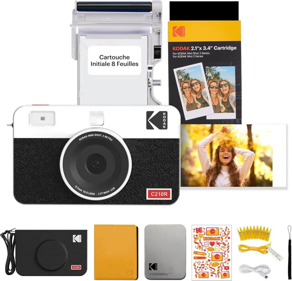 Test : kodak Mini Shot 2 Retro, appareil et imprimante photo instantanée