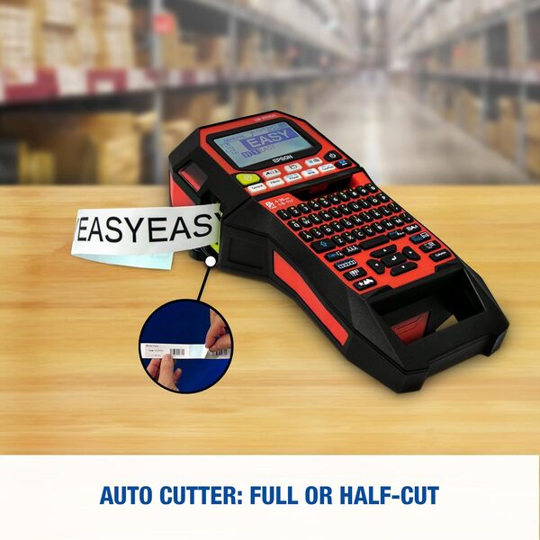 LABELWORKS LW-PX900PCD Kit d'étiquettes industrielles avec accessoires Compatible avec tous les types de bandes Epson LABELWORKS PX, imprimante portable