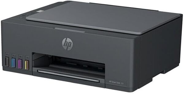 HP Smart Tank 581 All-in-One Printer, Home and home office, Print, copy, scan, Wireless, High-volume printer tank, Print from phone or tablet, Scan to PDF (4A8D4A)