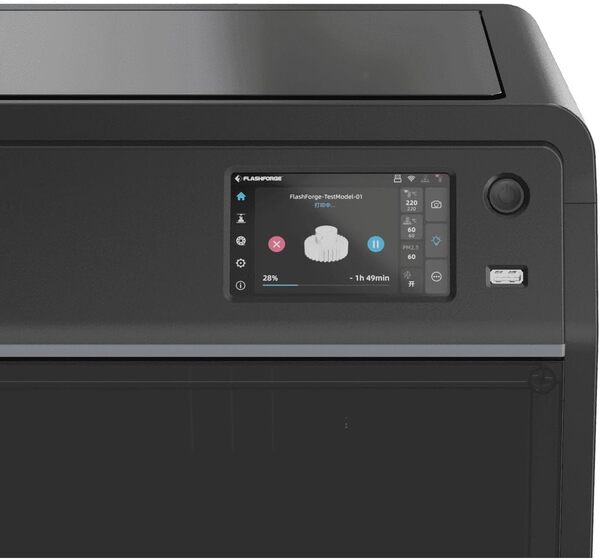 FLASHFORGE Imprimante 3D Adventurer 5M Pro Banc d'impression Chauffant, lit métallique Flexible, avec Filament, avec bo