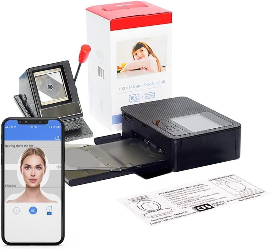 Test : cFS Products système photo passeport smartphone pour iPhone et Android