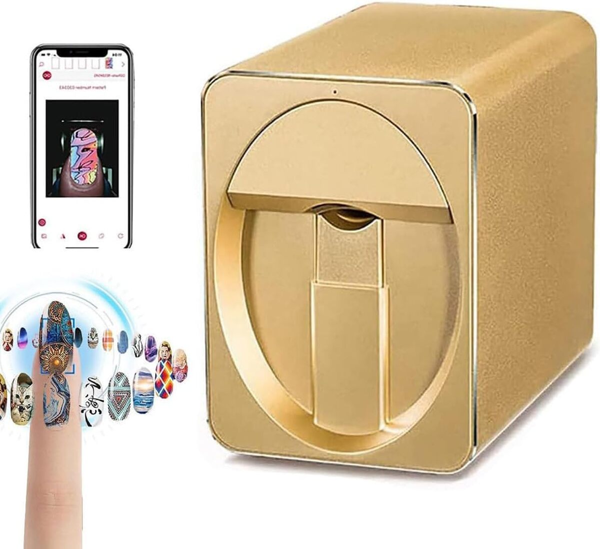 Test de l'imprimante mobile nail art CYMYYDS : designs 3D en 30 sec