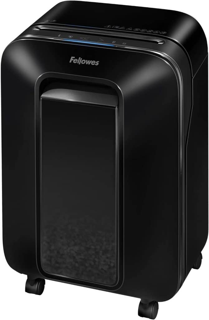 Test du destructeur de documents Fellowes Powershred LX201