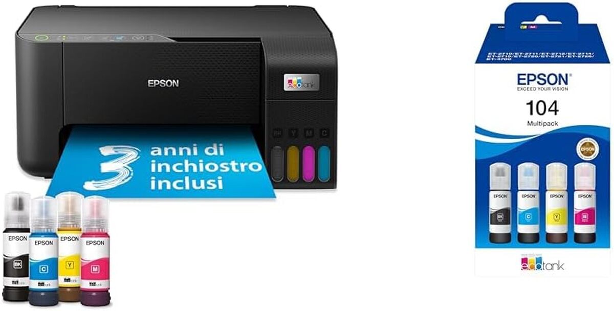 Test : epson EcoTank ET-2862 et Multipack supplémentaire