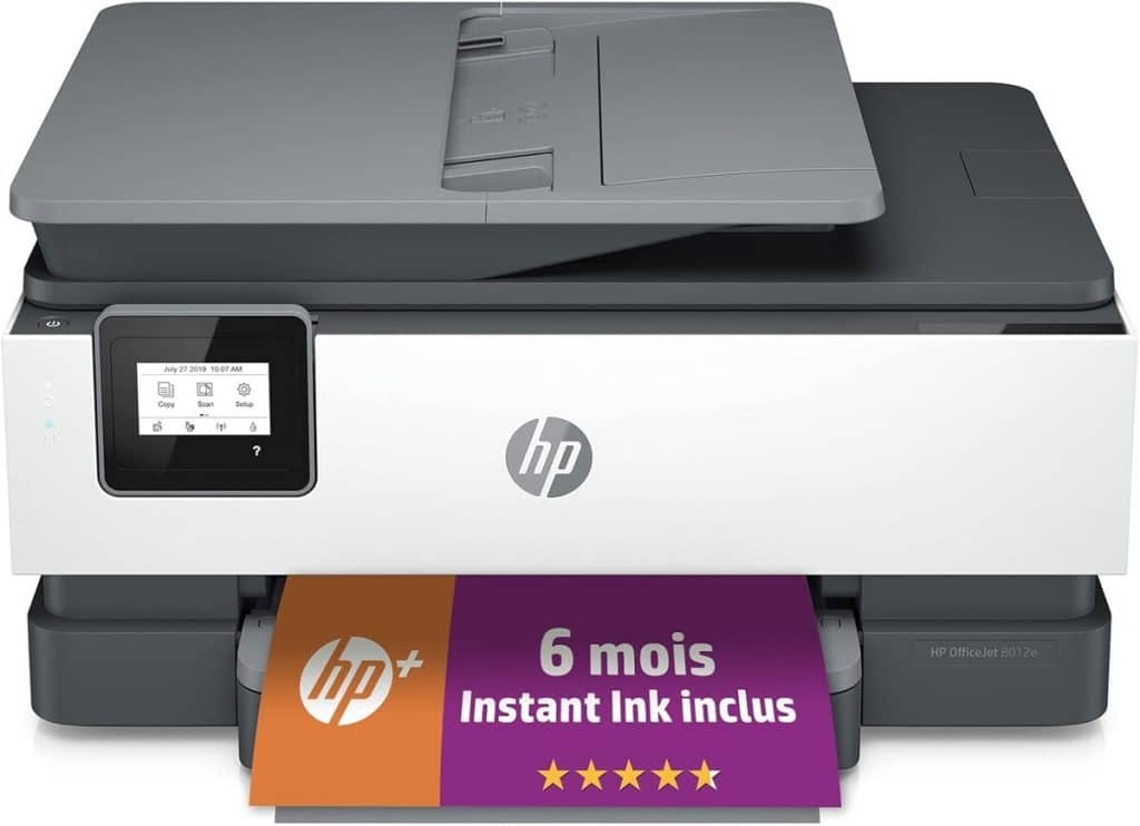 Test : hP OfficeJet Pro 8012e, imprimante polyvalente avec 6 mois d'Instant Ink