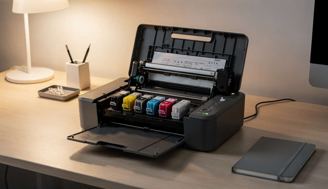 V&eacute;rifiez les cartouches d'encre