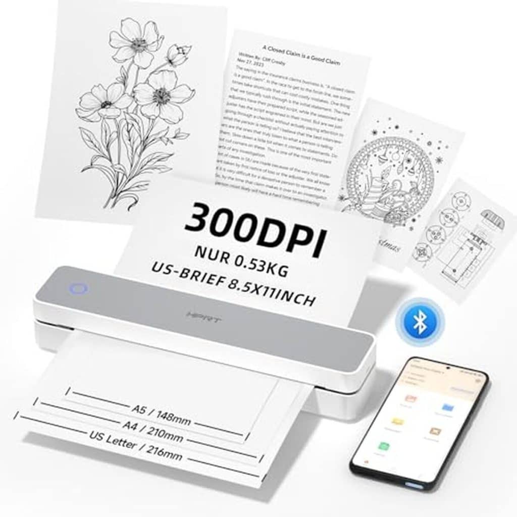 Test de l'imprimante portable HPRT Bluetooth