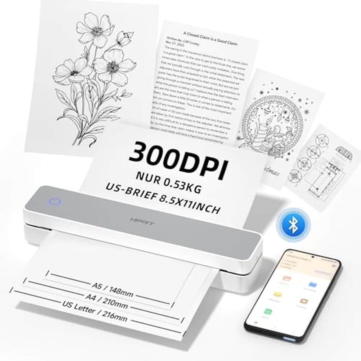 Test de l'imprimante portable HPRT Bluetooth