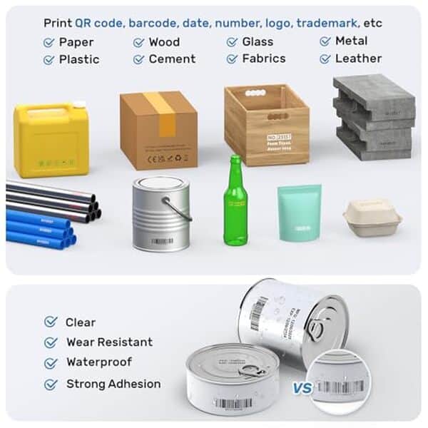 Découvrez notre test détaillé de l'imprimante à jet d'encre portative BENTSAI BT-HH6205B : performance, fonctionnalités et comparatif pour un choix éclairé