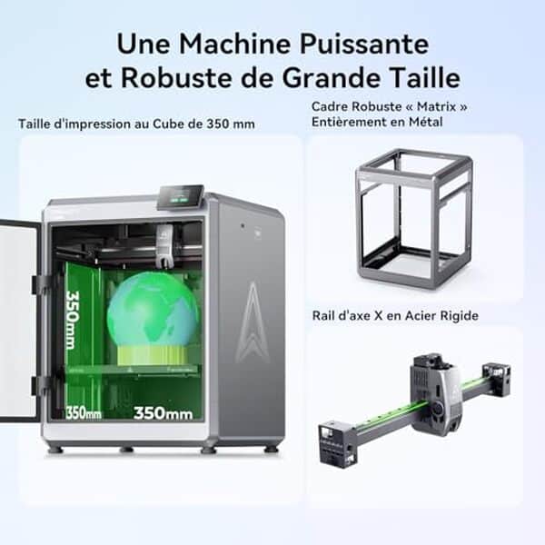 Découvrez notre analyse complète de l'imprimante 3D creality K2 Plus, sa vitesse impressionnante et ses capacités multicolores pour des impressions créatives et de qualité.