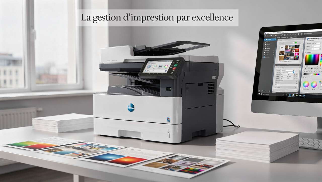 Nouvelle gamme A3 couleur de konica minolta : 5 étoiles pour la gestion d'impression