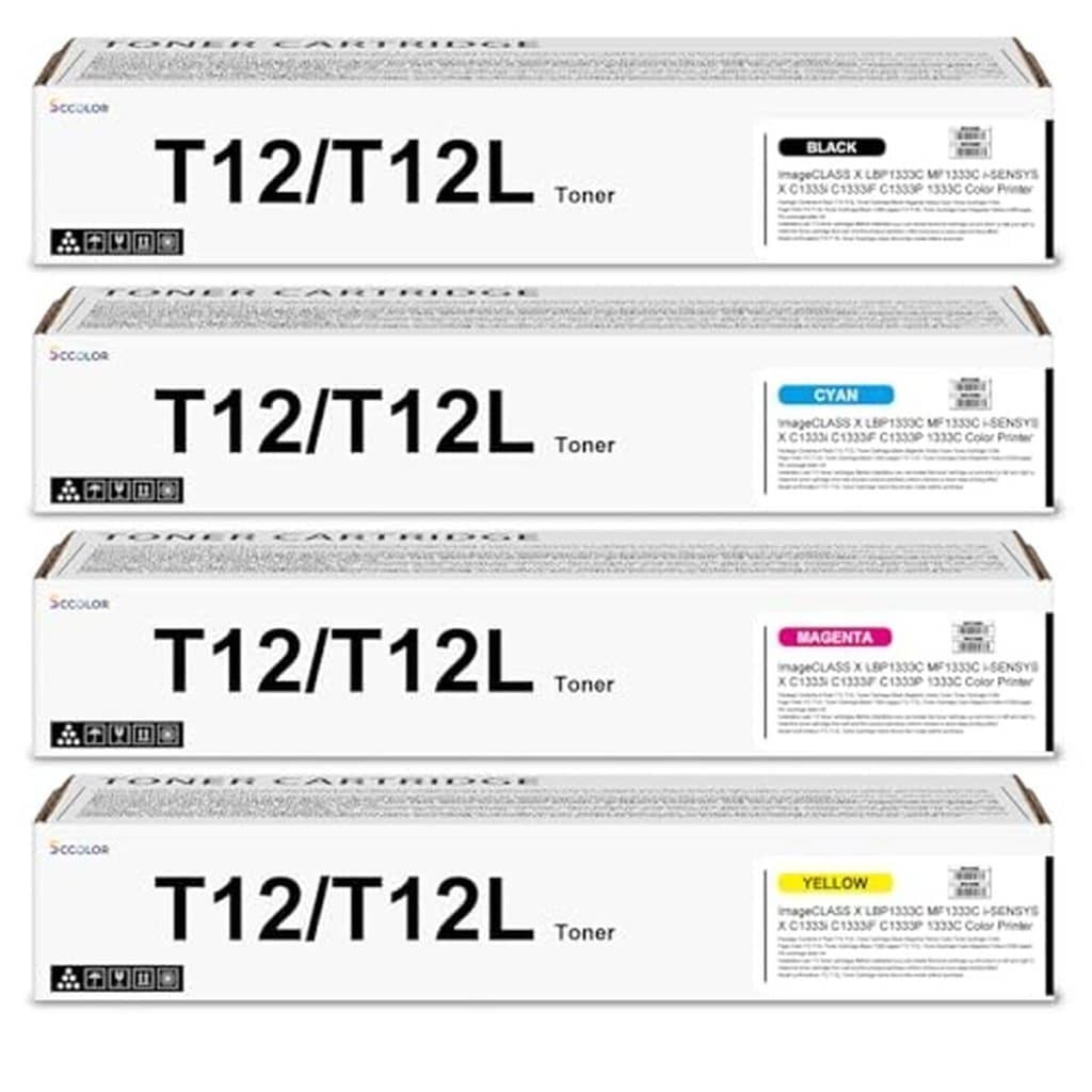 Test des cartouches de toner Canon T12 pour imprimantes i-SENSYS