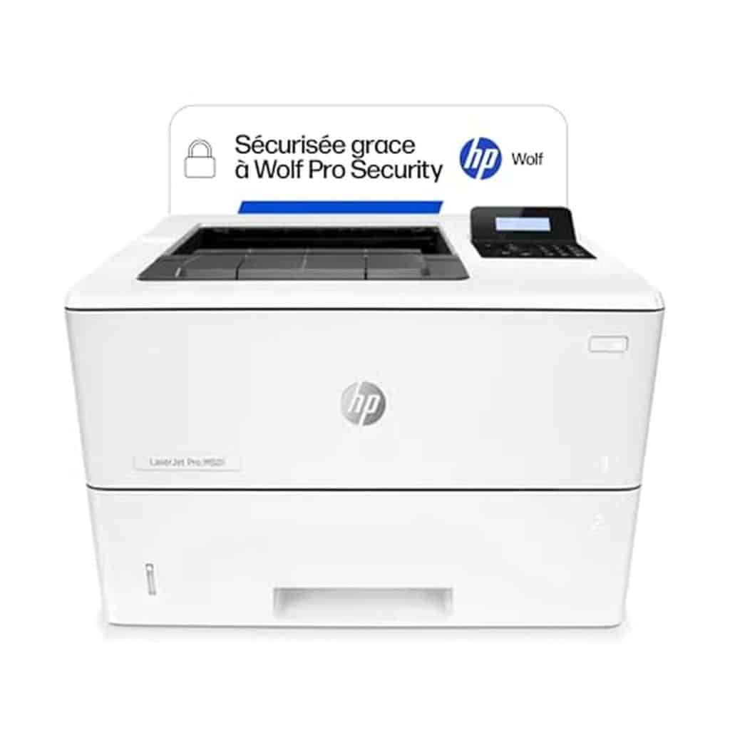 Test imprimante HP LaserJet Pro M501dn : performance monochrome
