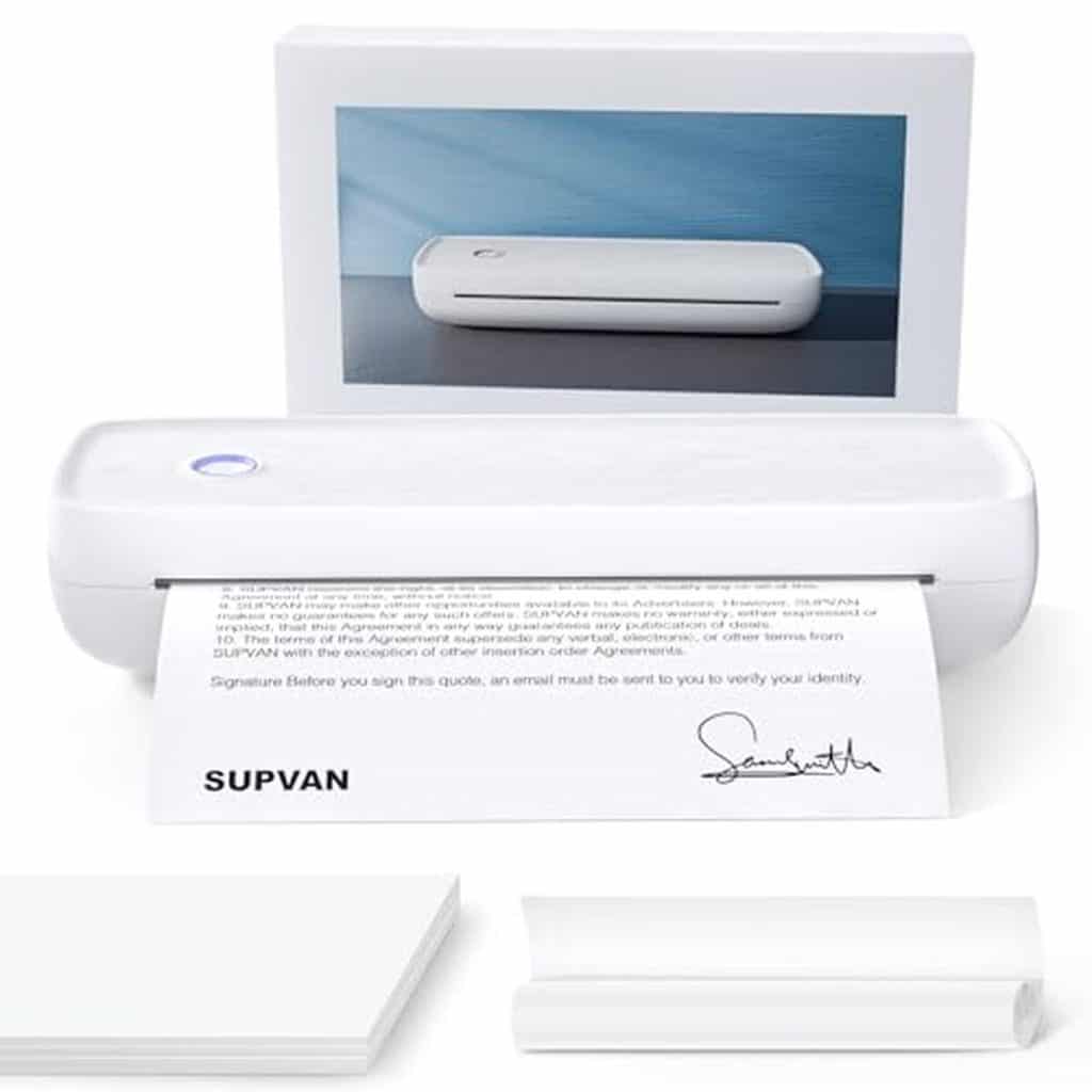 Test : imprimante portable SUPVAN T200M, 300 DPI et autonomie longue durée
