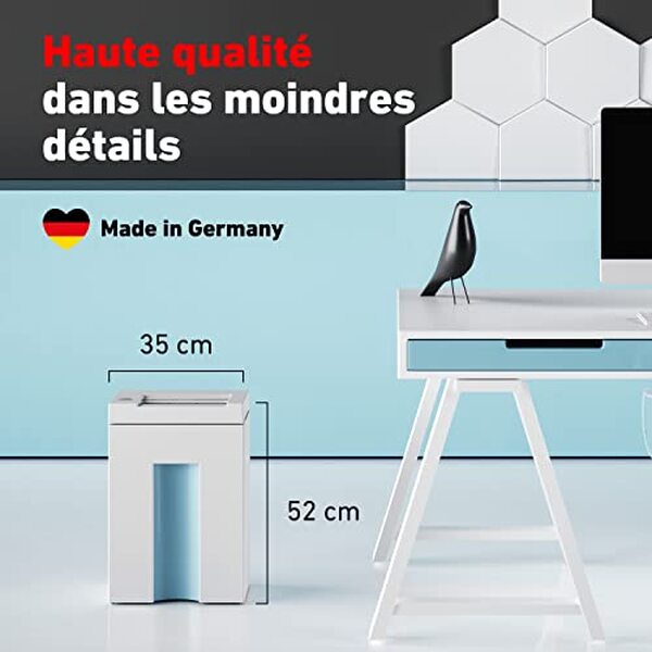 Découvrez notre test complet du destructeur de documents IDEAL 2265 avec sécurité P-4 et coupe croisée 3x25 mm. Performances, fiabilité et avis détaillés. 