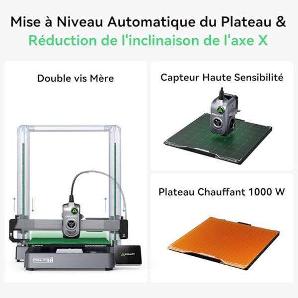 Découvrez notre test détaillé de la Creality Hi (A), l'imprimante 3D rapide et efficace pour vos projets. Performances, caractéristiques et avis d'expert. 