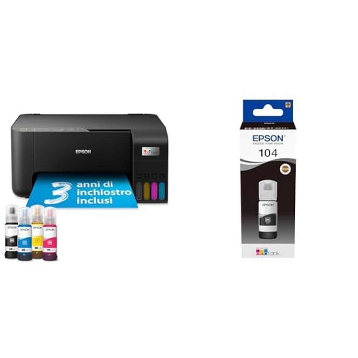 Test Epson Ecotank ET-2862 : performance avec encre supplémentaire noire