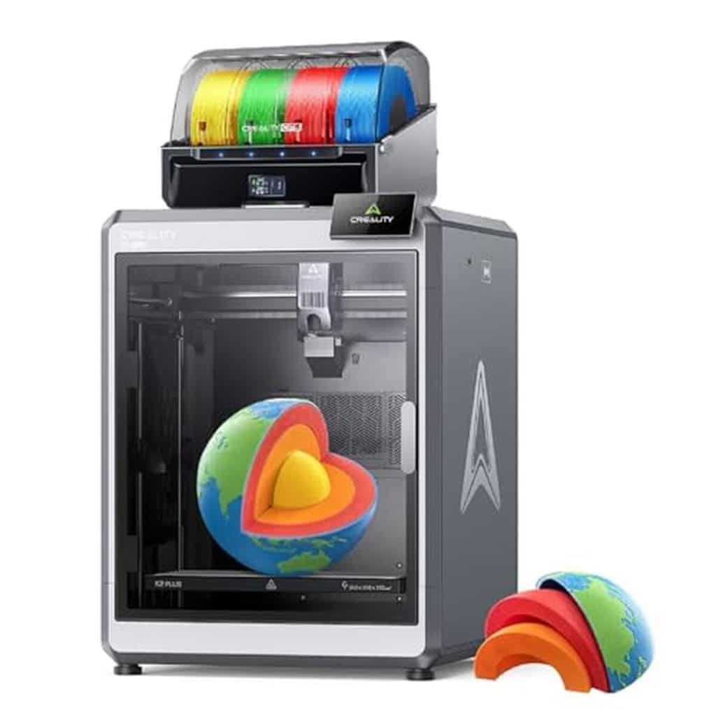 Test de l'imprimante 3D Creality K2 Plus Combo : vitesse et multicolore