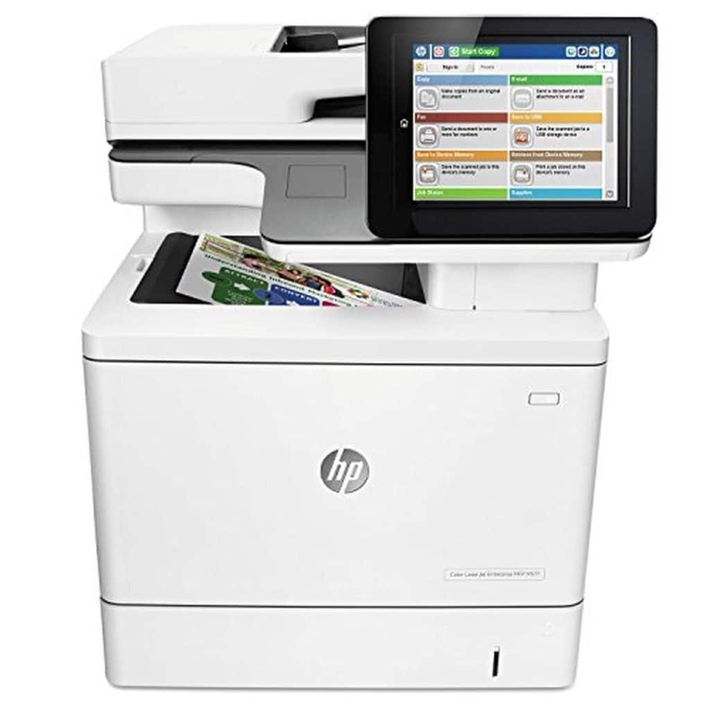 Test de l'imprimante HP Laserjet MFP M577DN : 38 ppm couleur