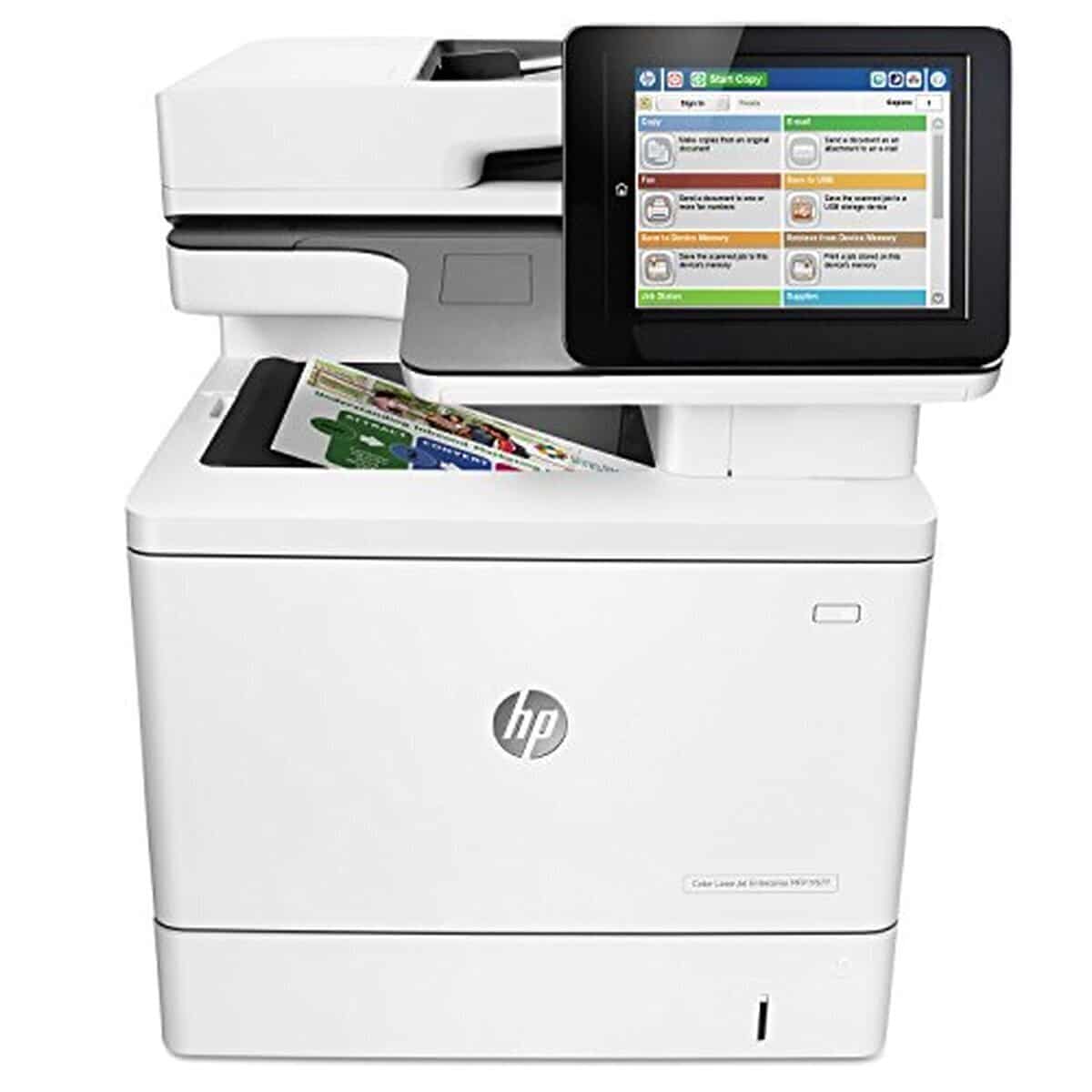 Test de l'imprimante HP Laserjet MFP M577DN : 38 ppm couleur